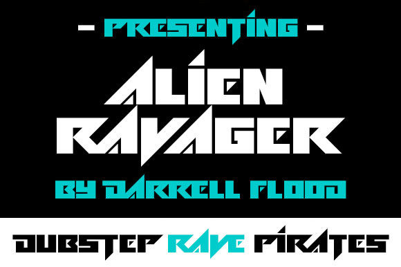 Alien Ravager: A Display Font That Commands Attention