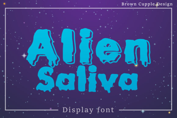 Alien Saliva: A Techno Display Font That Actually Works
