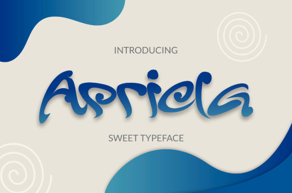 Apriela: A Display Font That Makes Your Headlines Instantly Clickable