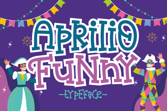 Aprilio Funny: A Playful Display Font for Joyful Digital Branding