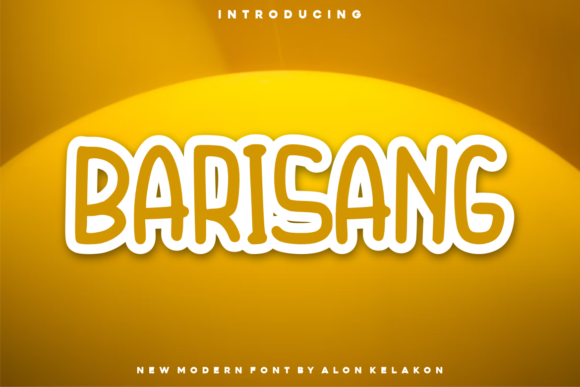 Barisang: A Bold, Warm Display Typeface for Thoughtful Editorial Design