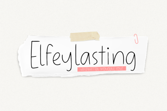 Elfeylasting: A Confident Handwritten Display Font for Campaign Headlines