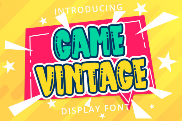Game Vintage: A Display Font That Adds Personality to Branding