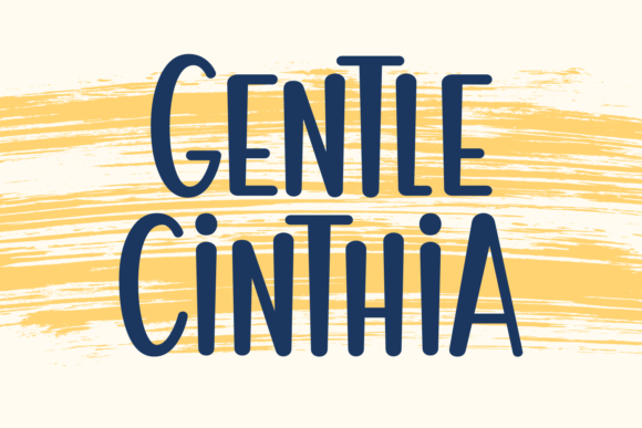 Gentle Cinthia: A Display Font That Feels Like a Breath of Fresh Air