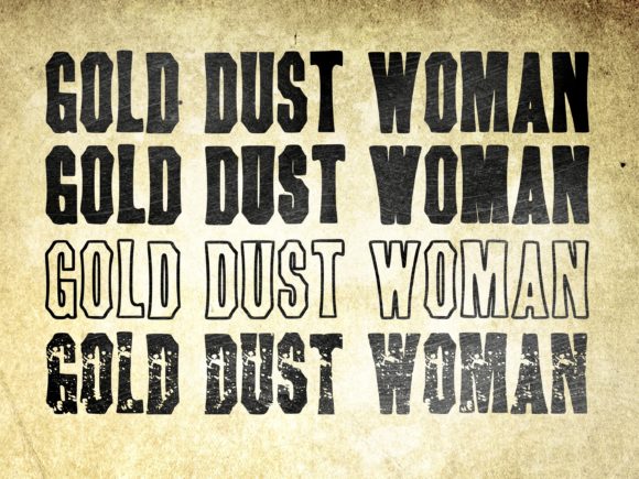 Gold Dust Woman: A Vintage Display Font That Commands Attention