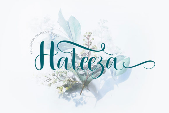 Haleeza: A Timeless Handwritten Display Font for Digital Branding