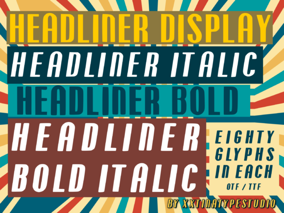 Headliner: A Modern Display Font for Confident Digital Headlines