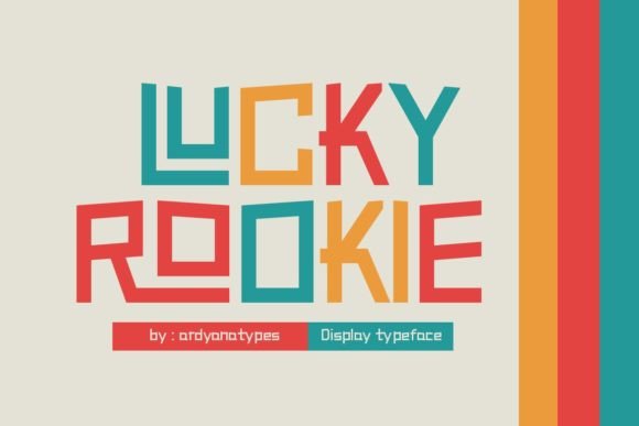 Lucky Rockie: A Bold Display Font for Handmade Brands