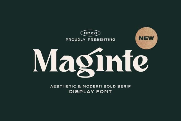 Maginte: A Modern Display Font That Strengthens Your Brand