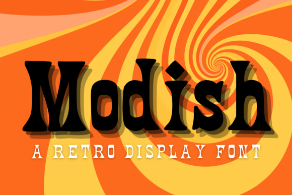 Modish: A Retro Display Font That Delivers Groovy Clarity