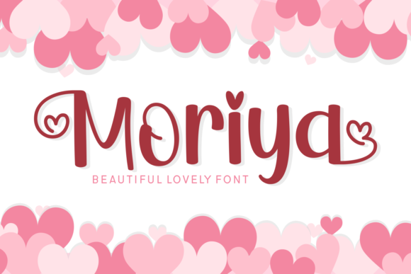 Moriya: A Charming Display Font for Handmade Creators