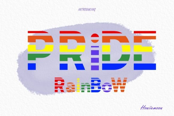 Pride Rainbow: A Joyful Display Font for Editorial Moments