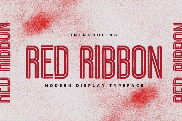 Red Ribbon: A Handmade Display Typeface for Warm, Human-Centered Web Design