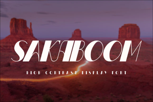 Sakaboom: A Display Font That Anchors Editorial Calm