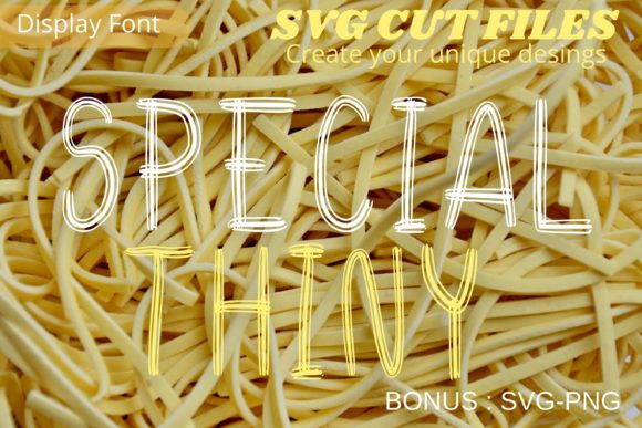 Special Thiny: A Display Font That Cuts Through the Scroll