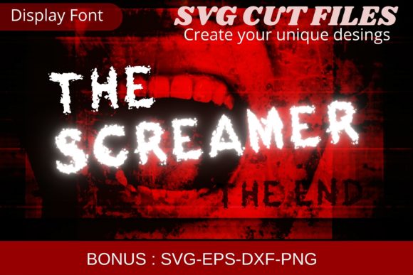 The Screamer: A Bold Display Font for Standout Branding
