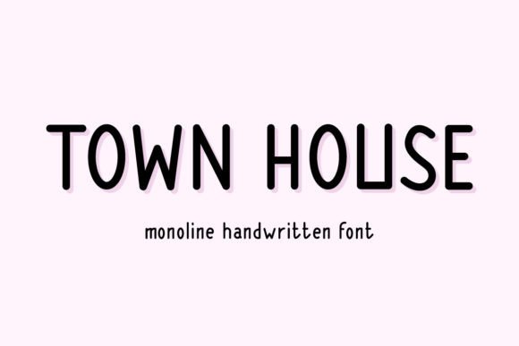 Town House: A Warm, Handwritten Display Font for Digital Brands