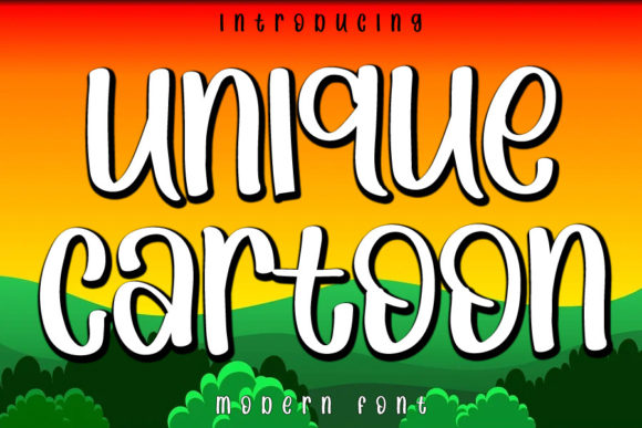 Unique Cartoon: A Handwritten Display Font That Feels Like Your Brand’s Smile