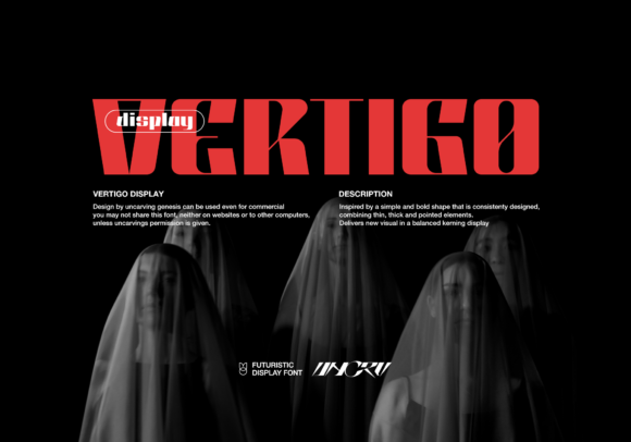 Vertigo: A Bold Display Font That Builds Brand Trust