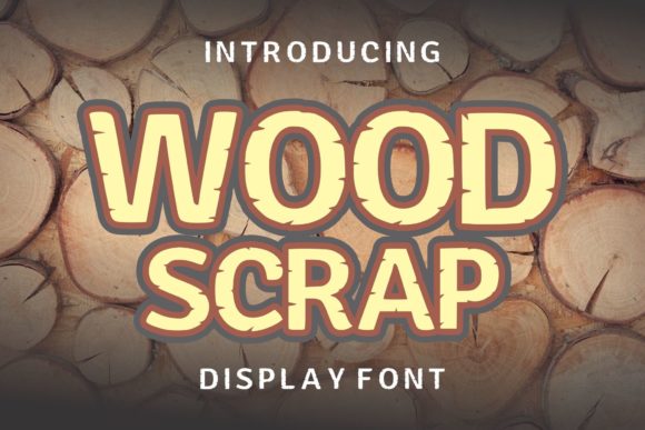 Wood Scrap: A Display Font for Editorial Charm